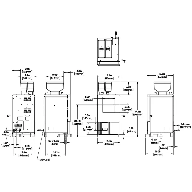 Bunn Sure Immersion 220 Bean-To-Cup Coffee System – 44400.6100 2