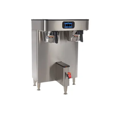 Bunn Thermofresh Icb Twin Tf 1.5-Gallon Stainless Steel Coffee Brewer – Platinum Edition, 120/240V 1