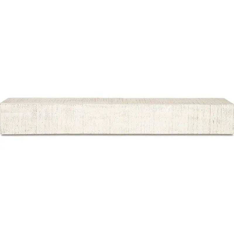 Cadmon Floating Wall Shelf With Matte Black Brackets 1