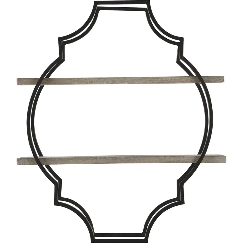 Candon Floating Wall Shelf With Bracket Mount 1