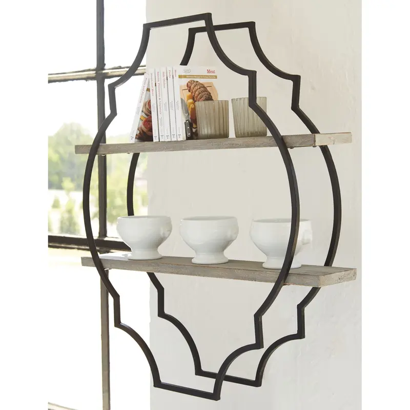 Candon Floating Wall Shelf With Bracket Mount 2