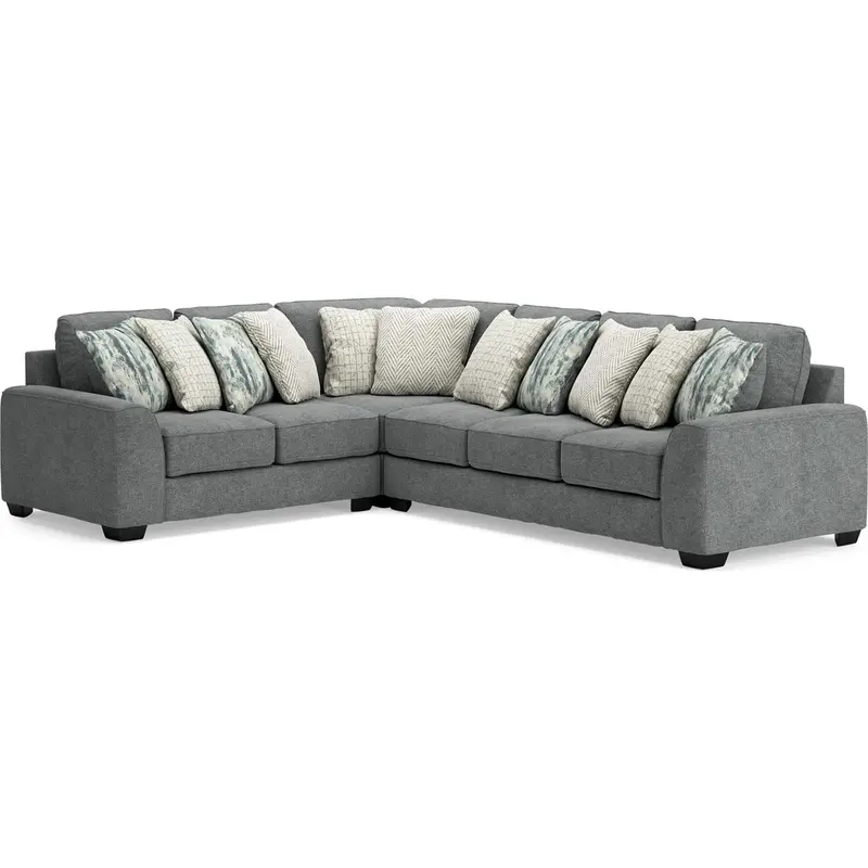 Castano Exclusive Sectional Sofa – 3-Piece L-Shaped Layout 1