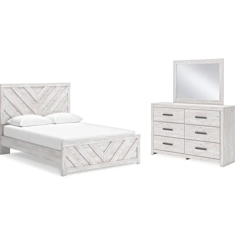 Cayboni King Panel Bedroom Set (5-Piece) 2
