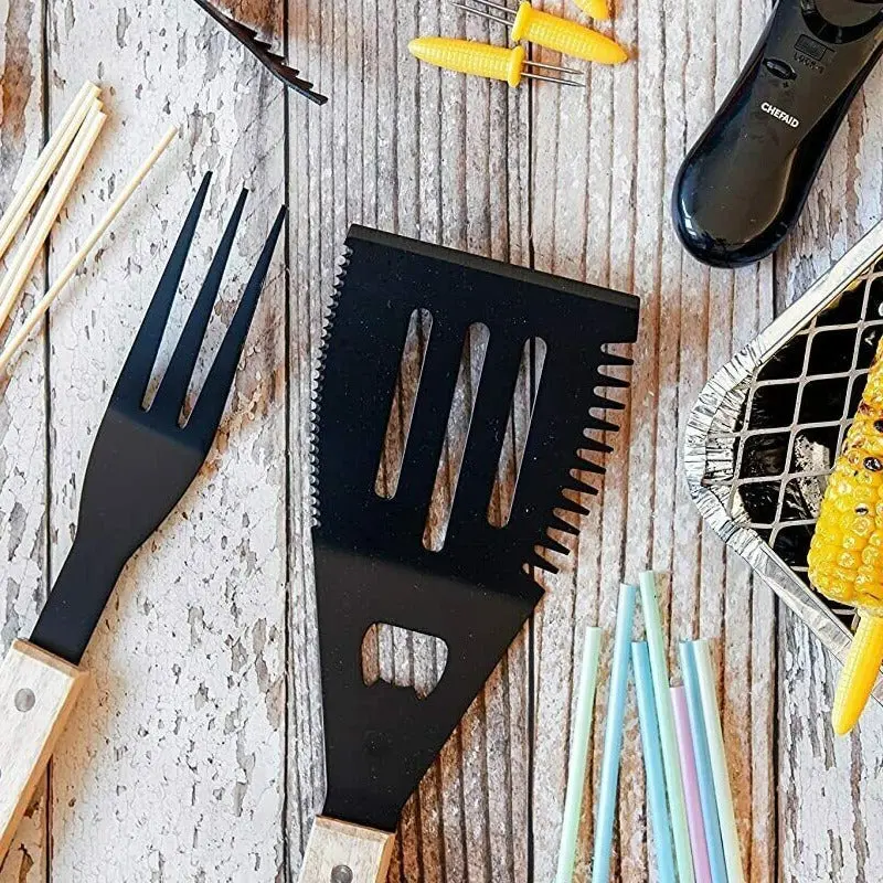 Chef Aid Heavy-Duty Bbq Spatula With Serrated Edge 2