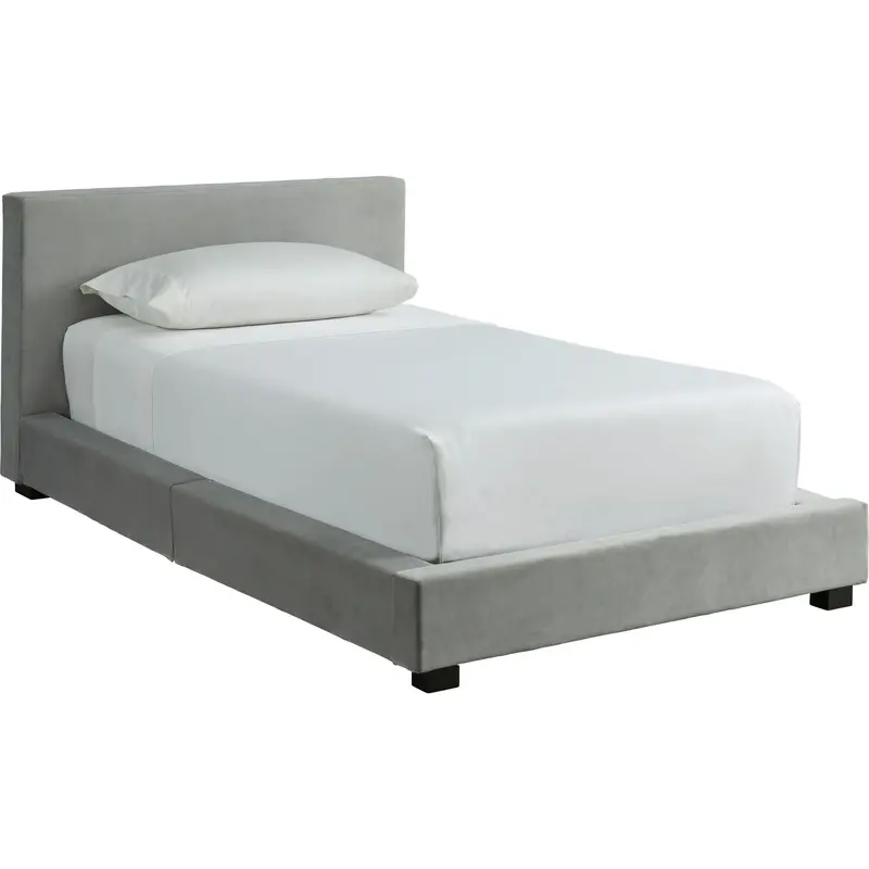 Chesani Upholstered Twin Platform Bed 1