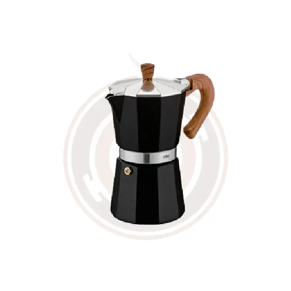 Cilio Classico Natura Black Espresso Coffee Pot 1