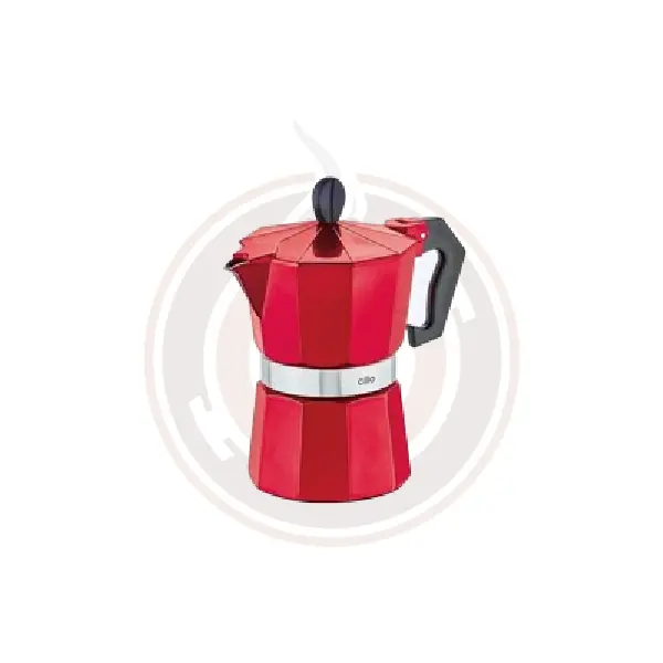 Cilio Classico Red Stovetop Espresso Maker 1