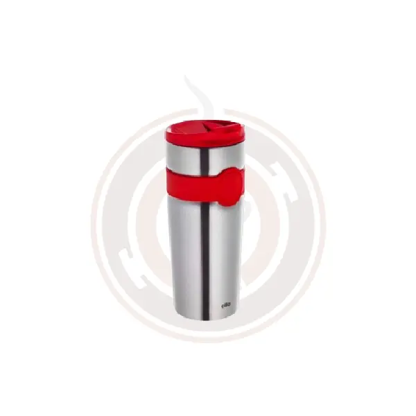 Cilio Trendy Car-Themed Travel Mug – Double-Wall Thermo Insulation 1