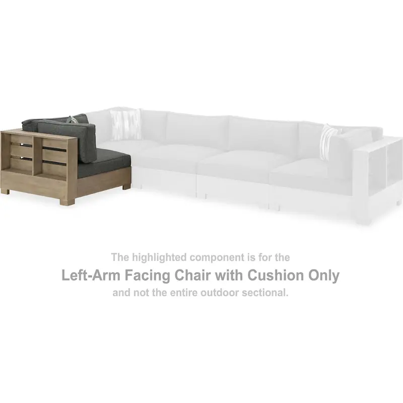 Citrine Park Outdoor Left-Arm Chair With Uv-Resistant Cushion 2