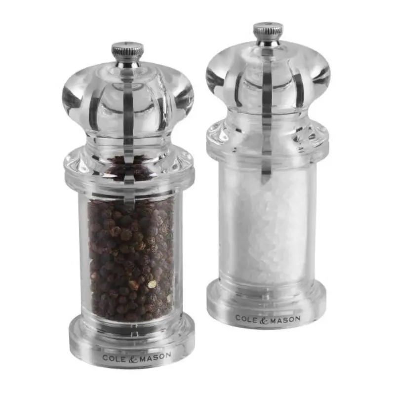Cole & Mason 505 Precision+ Salt And Pepper Mill Set – Adjustable Ceramic Mechanisms 1