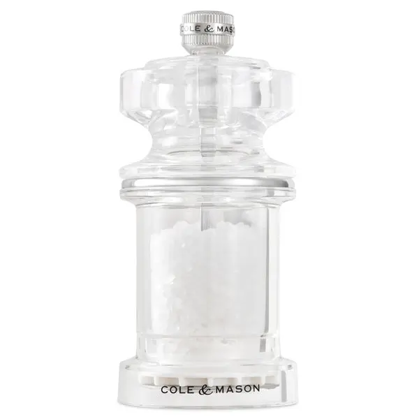 Cole & Mason Acrylic Salt Mill – Model 675 1