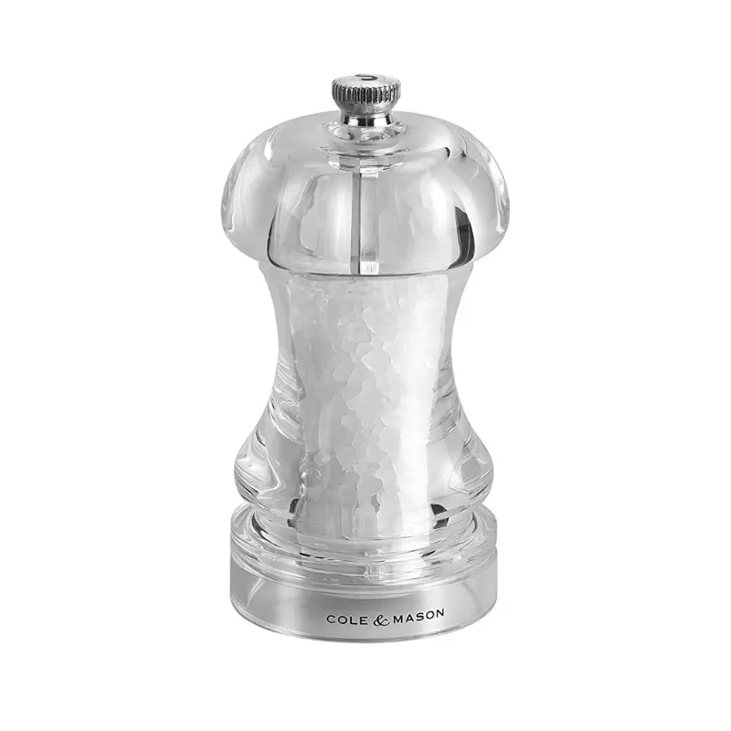 Cole & Mason Capstan Acrylic Salt Mill – 8.5Cm Height 1