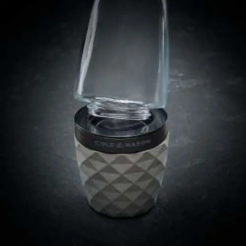 Cole & Mason City Concrete & Acrylic Salt Mill – Precision+ Series 2