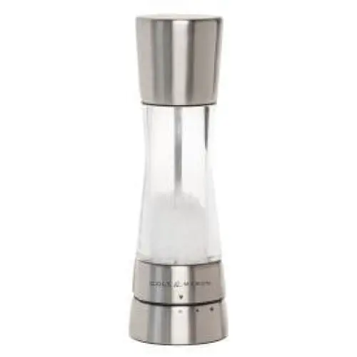 Cole & Mason Derwent Stainless Steel & Acrylic Salt Mill – Gourmet Precision 1