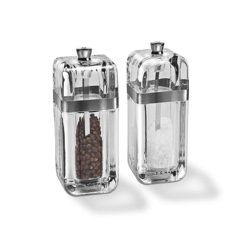 Cole & Mason Kempton Salt And Pepper Mill Set – 130 Mm Compact Duo 1