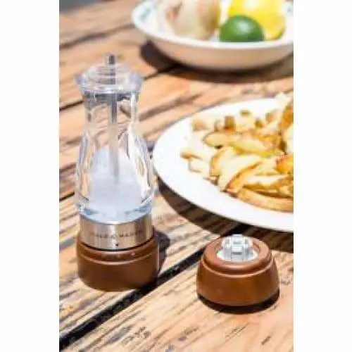 Cole & Mason Keswick Dark Wood & Acrylic Salt Grinder – Gourmet Precision 2