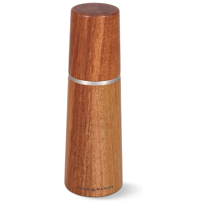 Cole & Mason Marlow Pepper Mill – Acacia Wood Grinder With Adjustable Coarseness 1