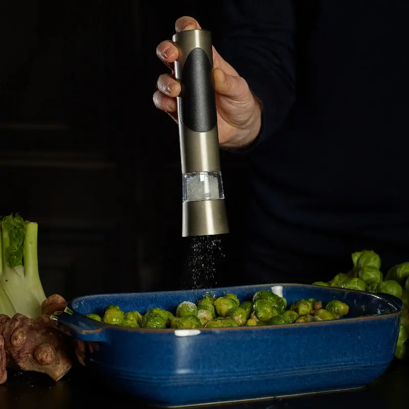 Cole & Mason Richmond Electronic Salt & Pepper Mills – Touch-Activated Set 2