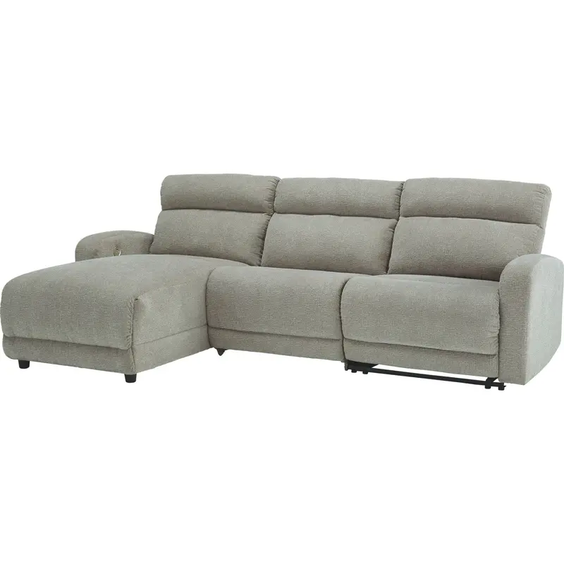 Colleyville Power Reclining Sectional – 3-Piece Upholstered Living Room Set 1