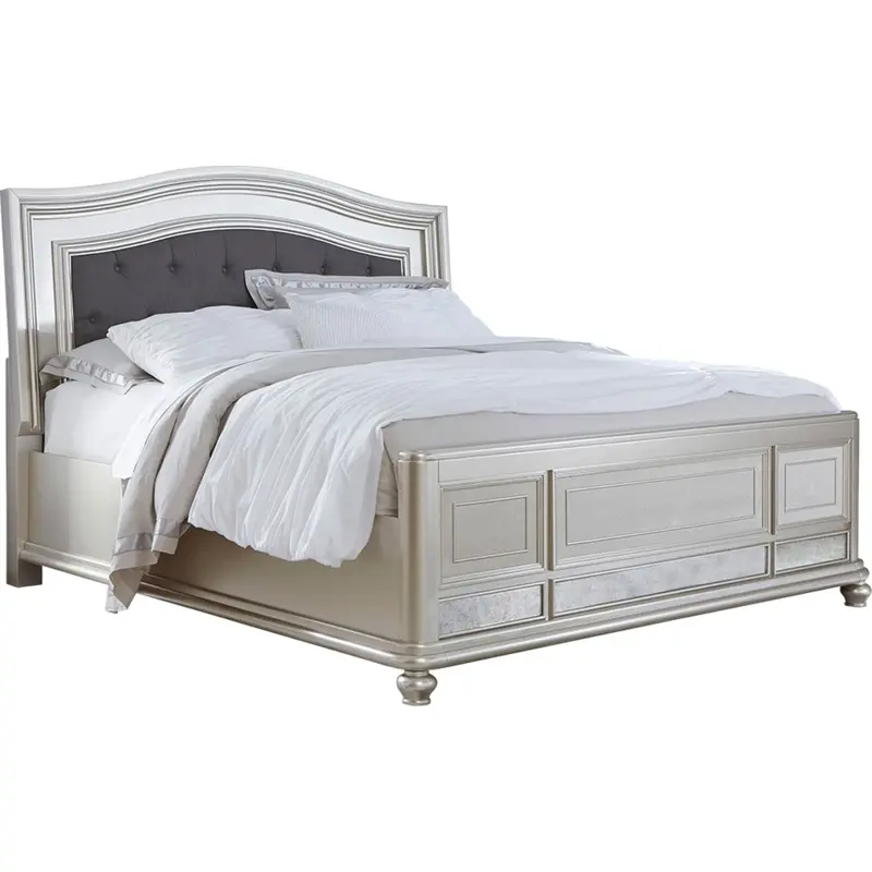 Coralayne Panel Bed Frame – Platform-Style Headboard With Clean Lines 1