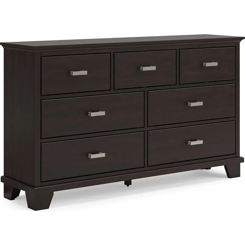 Covetown 7-Drawer Dresser With Knob Hardware 1