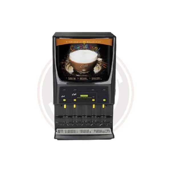 Curtis Pcgt4 High-Capacity Cappuccino Dispenser – 4-Station Setup With 5-Lb And 10-Lb Hoppers 1
