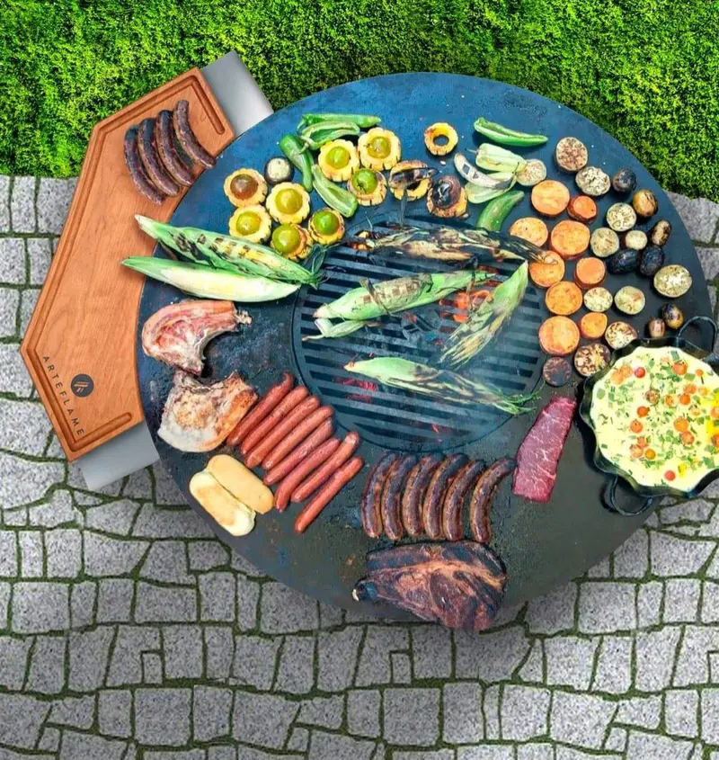 Custom Cherry Wood Cutting Board Designed For 30″ Arteflame Grills 2