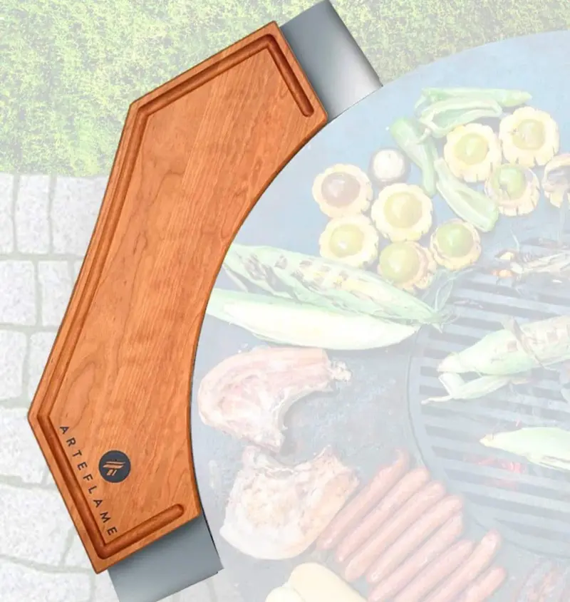 Custom Cherry Wood Cutting Board – Precision-Fit For 30" And 40" Arteflame Grills 1