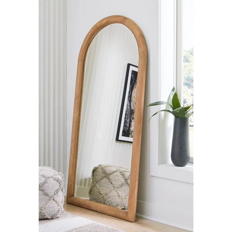 Dairville Full-Length Floor Mirror With Slim Wood Frame 2