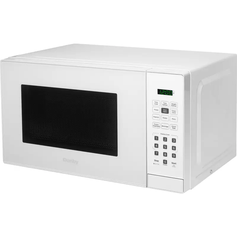 Danby 1.1 Cu. Ft. Compact Countertop Microwave Oven – White 2