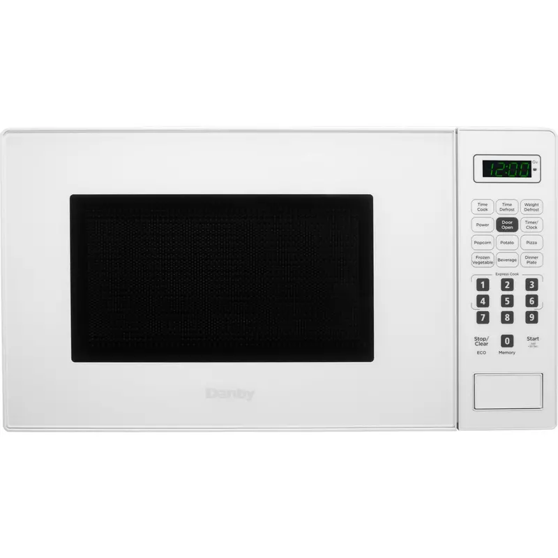 Danby Dbmw0721Bww 0.7 Cu. Ft. Compact Countertop Microwave In White 1