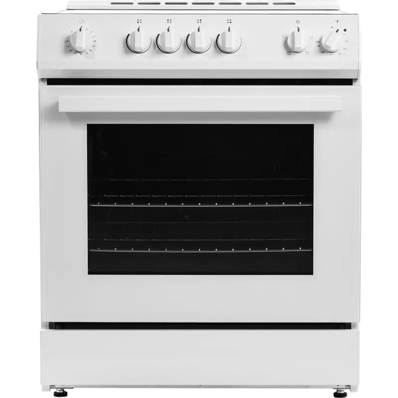 Danby Drrm300Wc 30-Inch Slide-In Electric Range With Smooth Top And Knob Controls – White 1