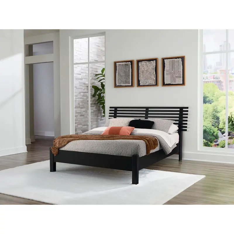 Danziar Queen Bedroom Set Featuring Slat Platform Bed And Matching Pieces 2