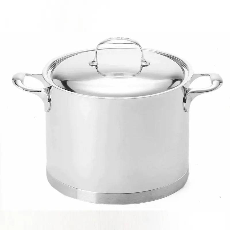 Demeyere Atlantis 20Cm Stainless Steel Stockpot With Tight-Fit Lid 1