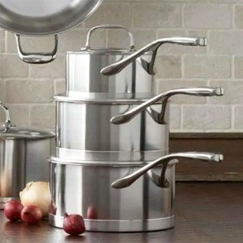 Demeyere Atlantis Stainless Steel Saucepan Set (14–20 Cm) With Lids 2
