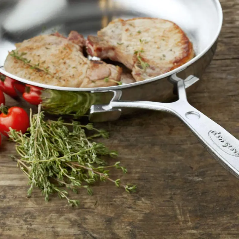 Demeyere Industry 20Cm Frying Pan – Tri-Ply Stainless Steel Sauteuse 2