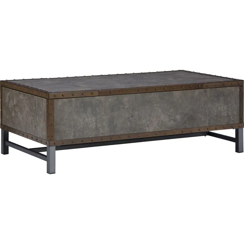 Derrylin Lift-Top Coffee Table With Hidden Storage Compartment 1