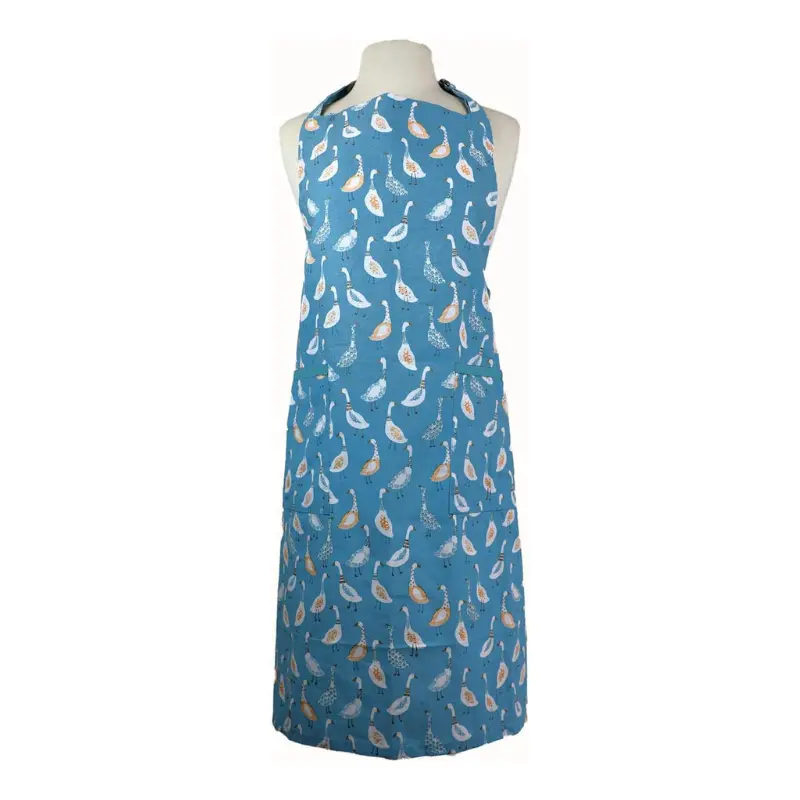 Dexam Giggling Geese Pattern Adult Kitchen Apron 1