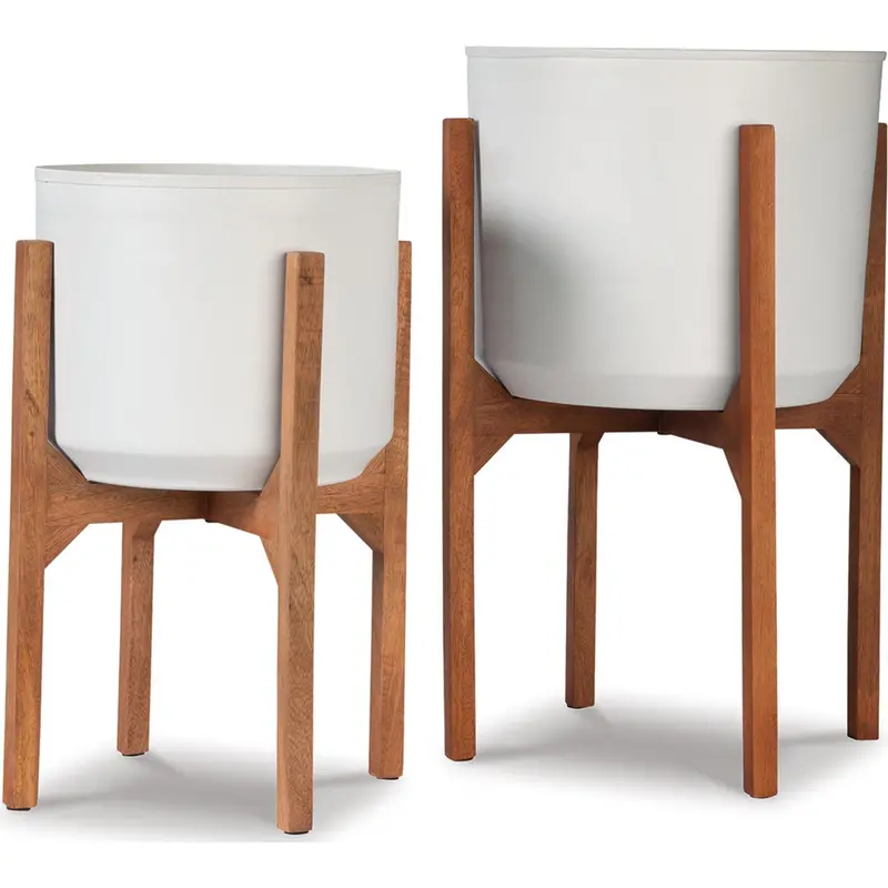 Dorcey Dual Ceramic Planter Set 1