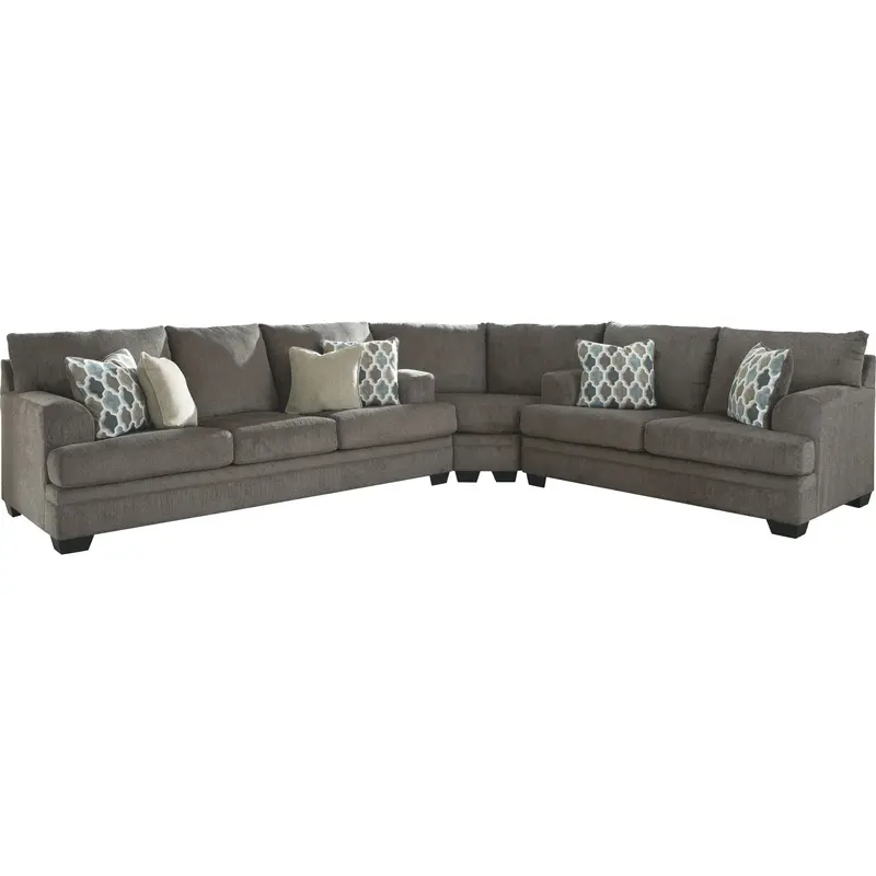 Dorsten Modular Sectional Sofa – 3-Piece Fabric Living Room Seating 1