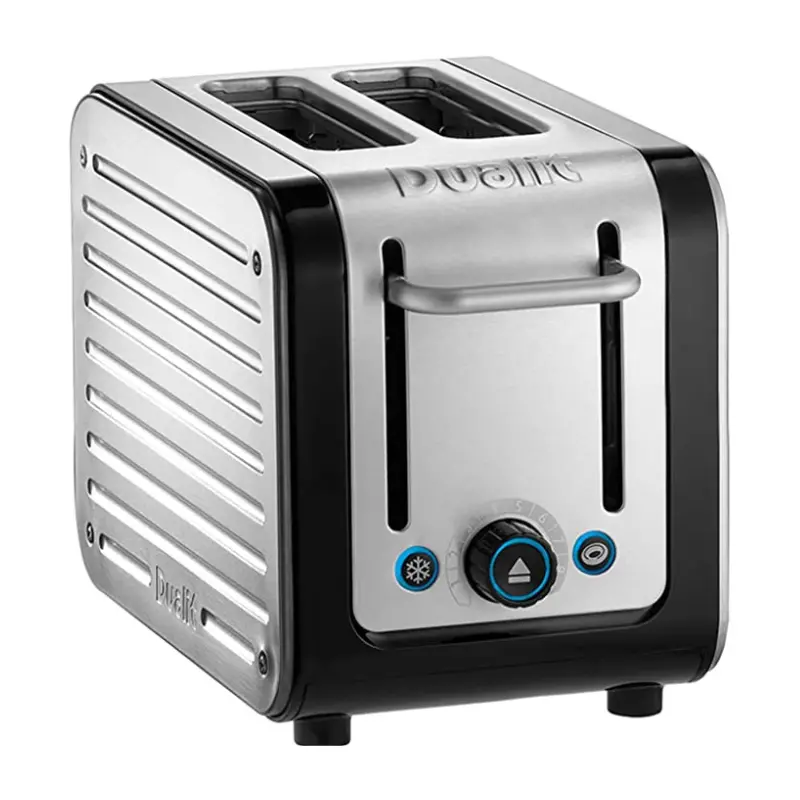 Dualit Architect 2-Slice Toaster Featuring Black & Brushed Stainless Steel Accents 1