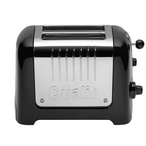 Dualit Lite 2-Slice Toaster With Gloss Black Housing 1