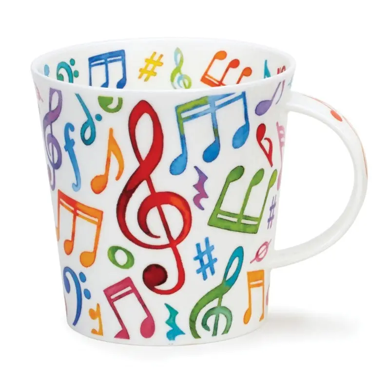 Dunoon Cairngorm Upbeat Mug – Ceramic Mug With Vibrant Hand-Drawn Illustration 1