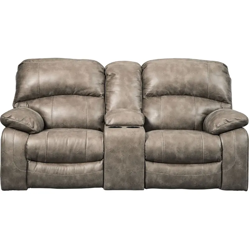 Dunwell Power Reclining Loveseat Featuring Adjustable Head Support 1