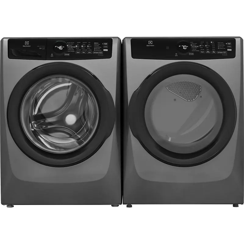 Electrolux Elfw7437At-Elfe743Cat Front-Load Washer & Dryer Pair – Titanium Finish 2