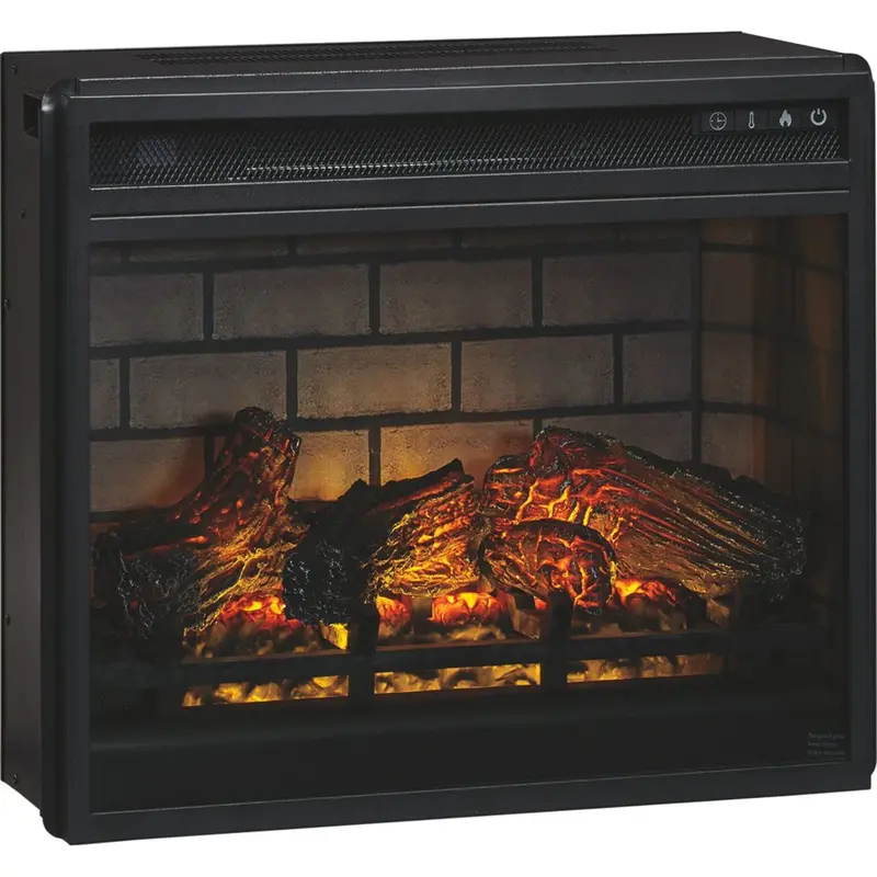 Entertainment Accessories Electric Fireplace Insert With Realistic Log Set 1