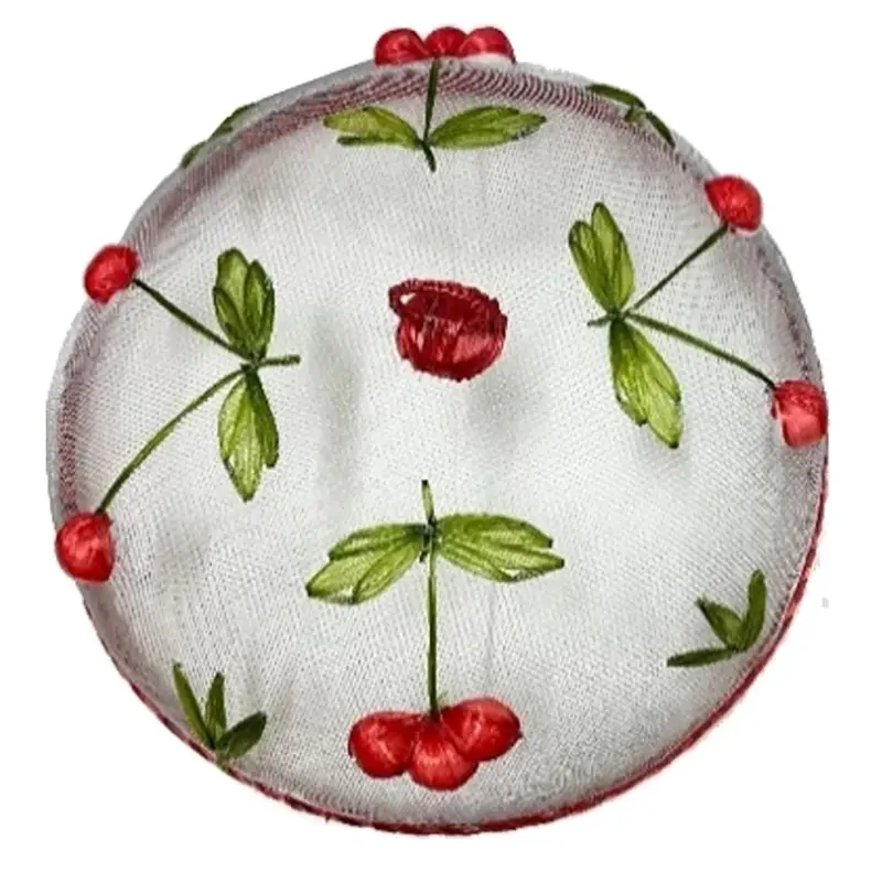 Epicurean Cherry-Print Reusable Food Cover 1