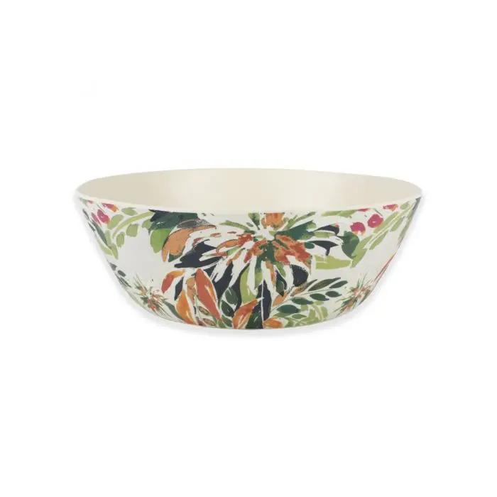Epicurean Mediterranean Garden Low Bowl For Cereal, Pasta & More 1