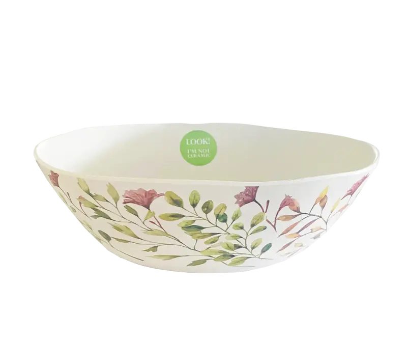 Epicurean Mediterranean Garden Salad Serving Bowl 1
