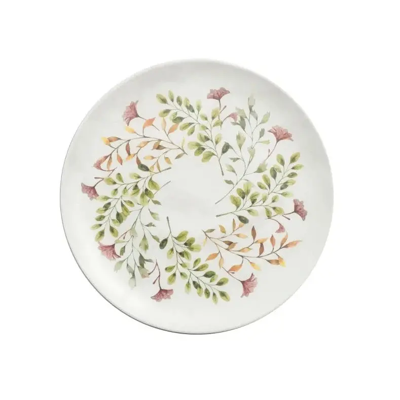 Epicurean Mediterranean Garden Side Plate With Floral Pattern 1